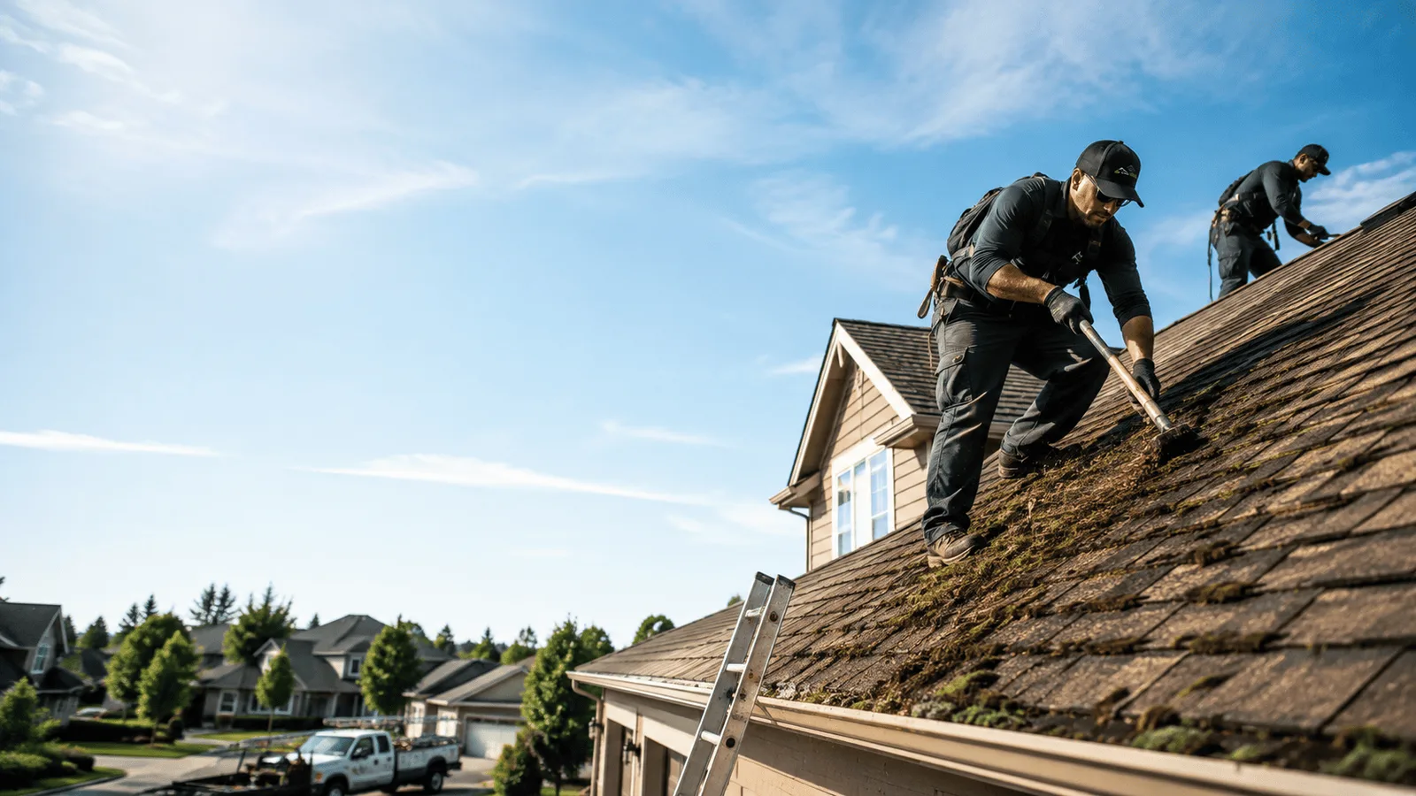 Roof Moss Removal in Oldwick, NJ near me